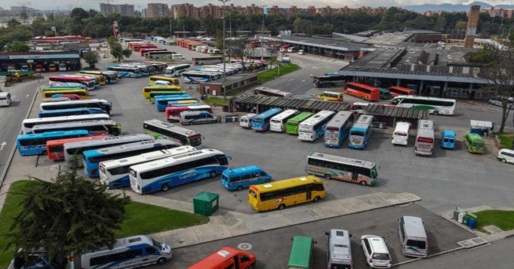 Servicio de taxi en la Terminal de Transporte de Bogotá