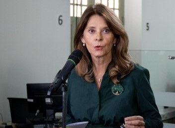 Vicepresidente y Canciller, Marta Lucía Ramírez,