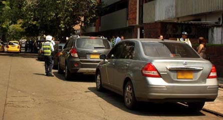 Matrícula de un vehículo automotor Cali